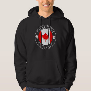 American Flag Canada Flag Freedom Convoy 2022 Truc Hoodie