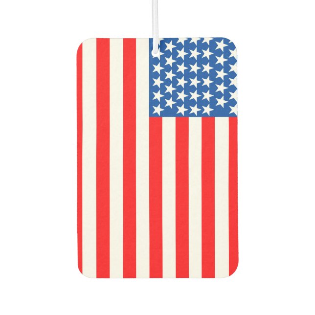 American Flag Car Air Freshener (Front)