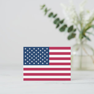 American flag card