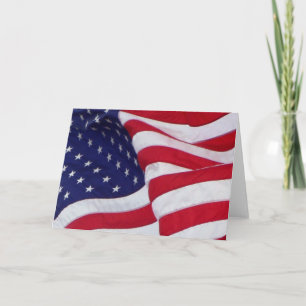 American Flag Card