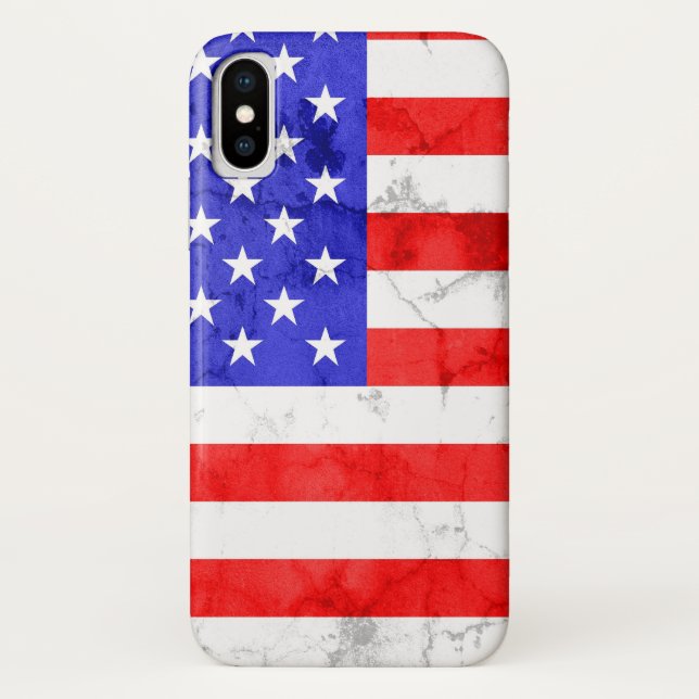 American Flag Case-Mate iPhone Case (Back)