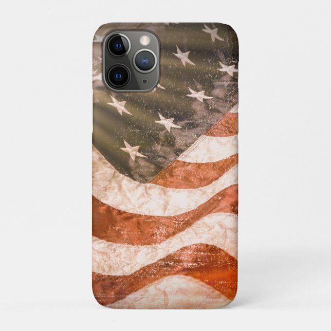 American Flag Case-Mate iPhone Case (Back)