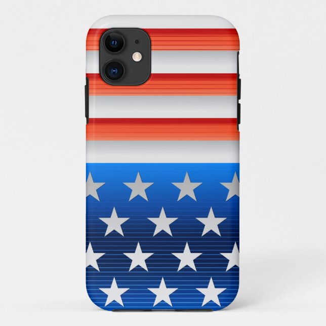 American Flag Case-Mate iPhone Case (Back)