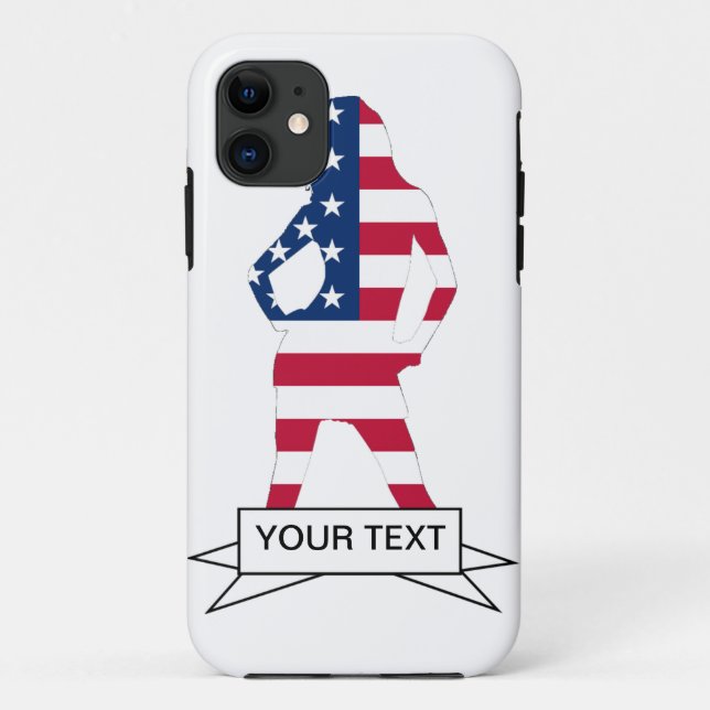American flag Case-Mate iPhone case (Back)