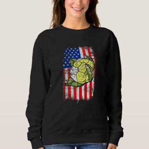 American Flag Cauliflower Farmers Love Growing Cau Sweatshirt