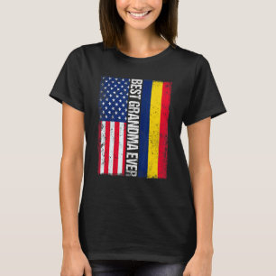 American Flag Chad Flag Best Grandma Ever Family T-Shirt