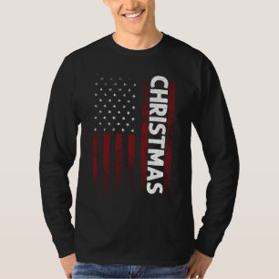 American Flag Christmas Decorations for a Festive T-Shirt