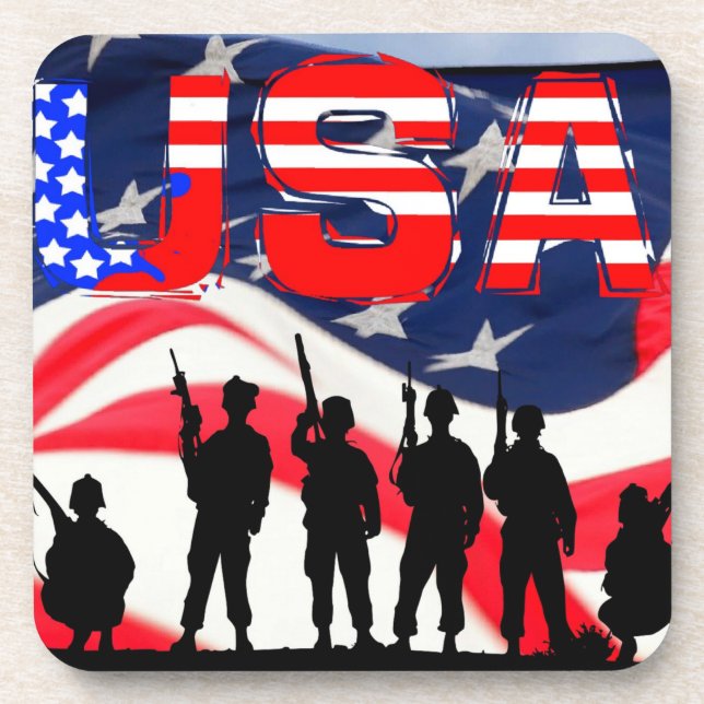 American  Flag Coaster (Front)