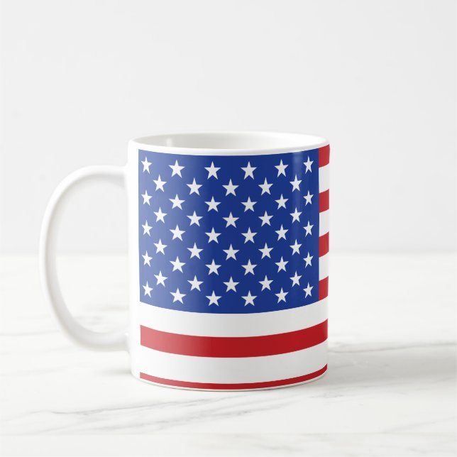 American Flag Coffee Mug (Left)