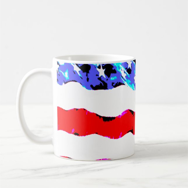 American flag coffee mug (Left)