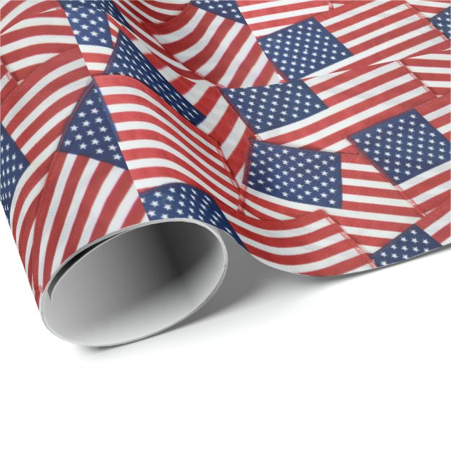 American flag collection wrapping paper (Roll Corner)