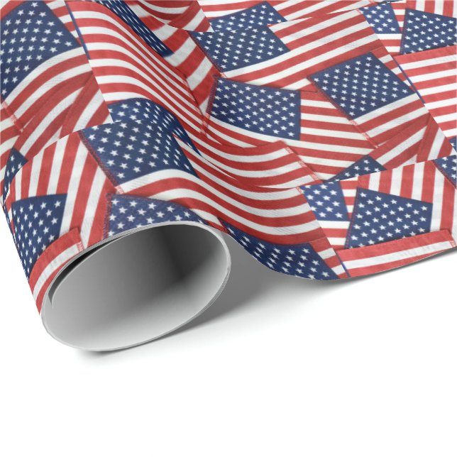 American flag collection wrapping paper (Roll Corner)