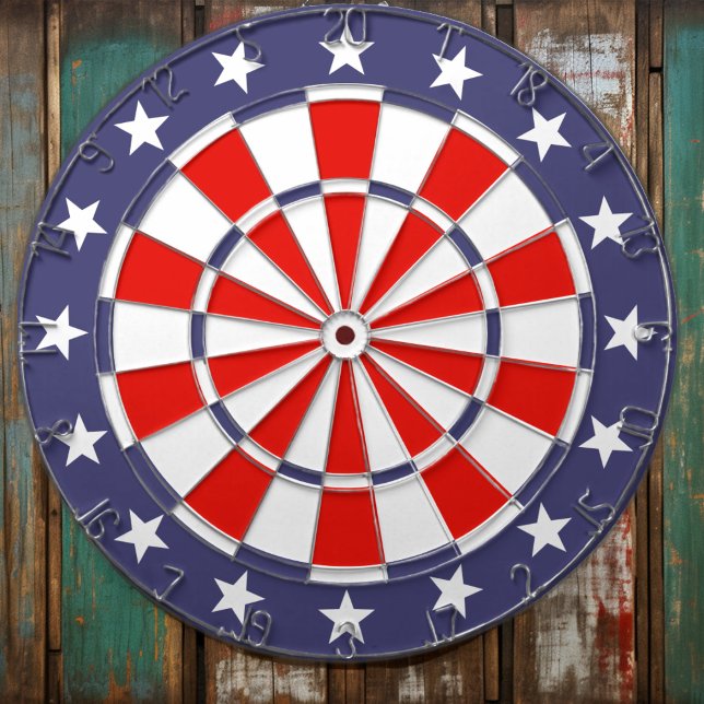 American Flag Colours Dartboard (Creator Uploaded)