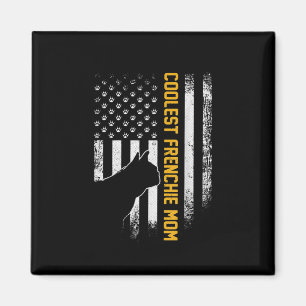 American Flag Coolest French Bulldog For Mum Dog Magnet