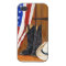 American flag, cowboy boots and cowboy hat