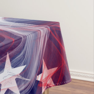 American flag Custom Cotton Tablecloth
