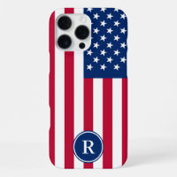 American Flag Custom Monogram