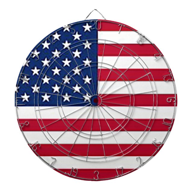 American flag dartboard (Front)