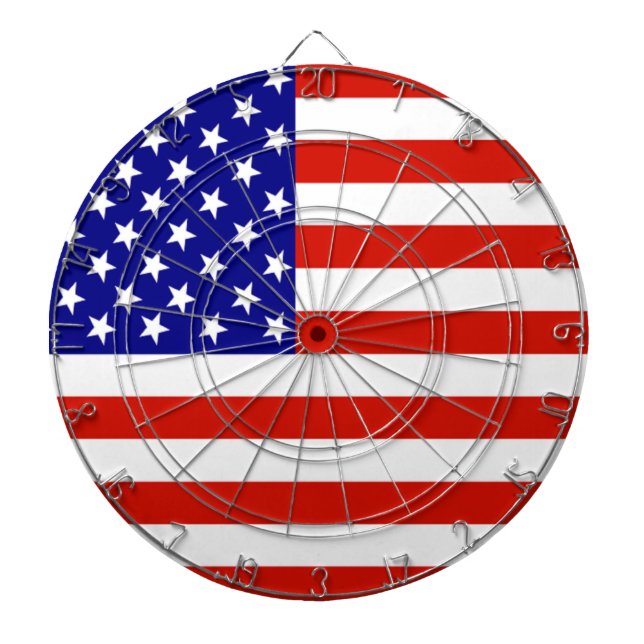 AMERICAN FLAG DARTBOARD (Front)