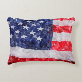 American flag decorative cushion