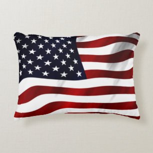 American Flag Decorative Cushion