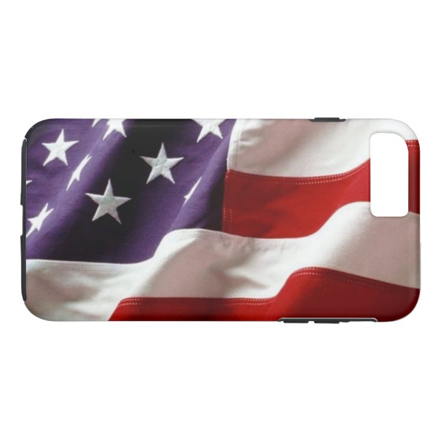 American Flag Design Case-Mate iPhone Case (Back (Horizontal))
