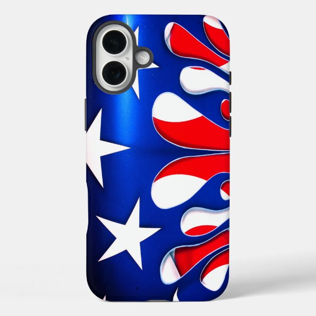 American Flag Design Phone Case (Back)