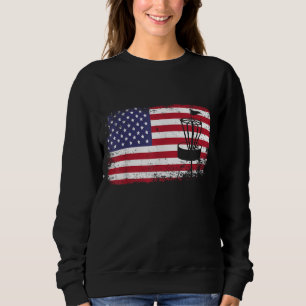 american flag disc golf usa flag disc golf sweatshirt