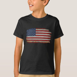 AMERICAN FLAG DISTRESSED PATRIOTIC GIFT T-Shirt