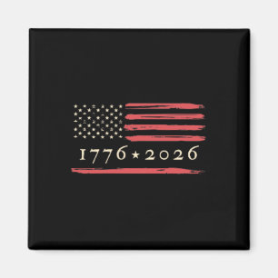 American Flag Distressed Vintage Patriotic 4th Of Magnet
