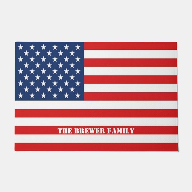 American Flag Doormat (Front)