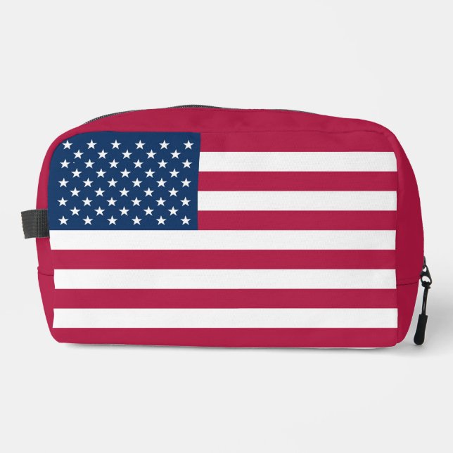 American flag dopp kit (Front)