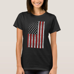 American Flag Drumsticks USA Drummers Vintage Drum T-Shirt