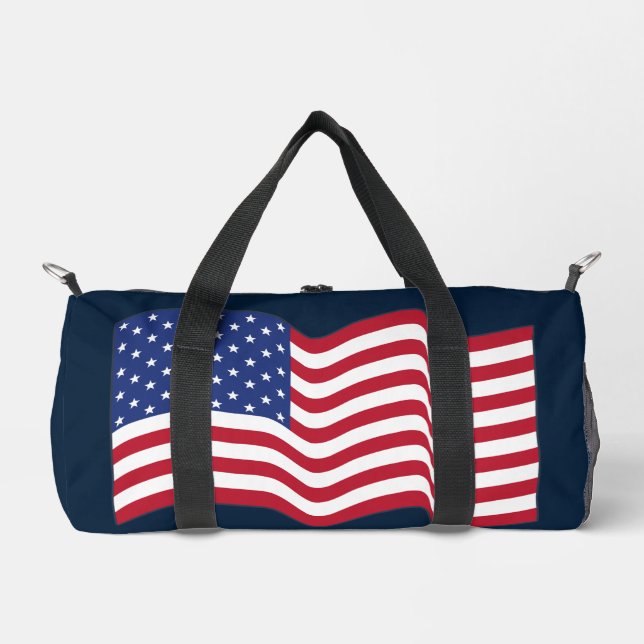  American Flag Duffel Bag (Front)