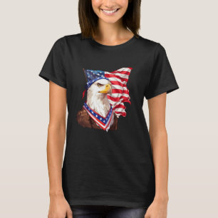 American Flag Eagle Forth of July USA Cute Funny B T-Shirt