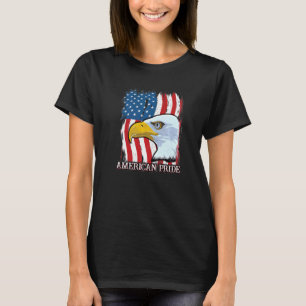 American Flag Eagle Mullet 4th Of July Merica Prid T-Shirt