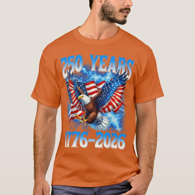 American Flag Eagle Shirt 250 Years 17762026 250th (Front)