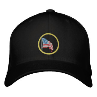 American Flag Embroidered Hat
