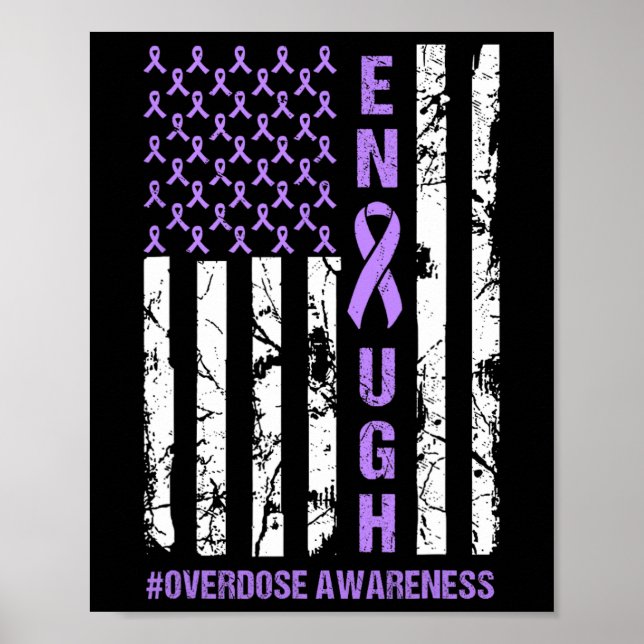 American Flag Enough Endoverdose International Awa Poster (Front)