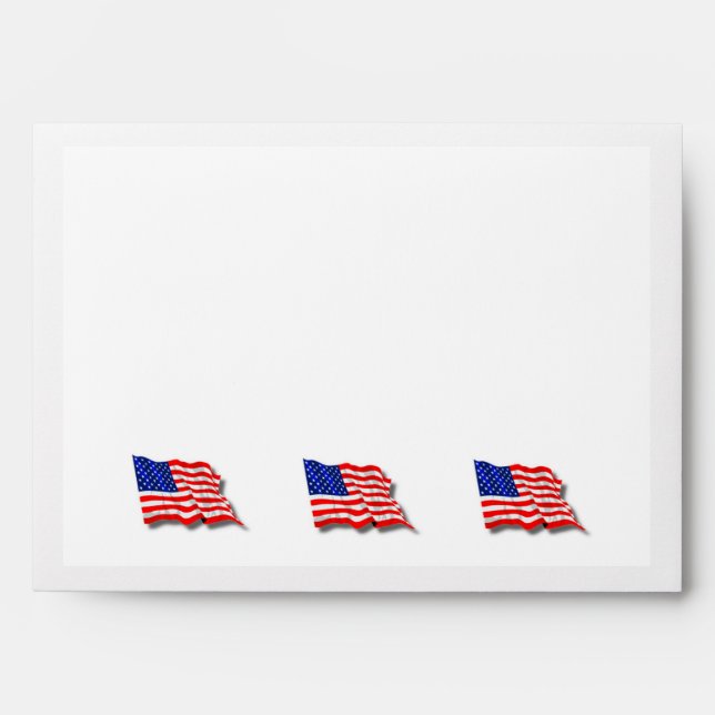 American Flag Envelope (Front)