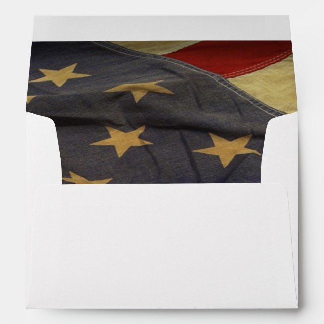 American Flag Envelope (Back (Bottom))