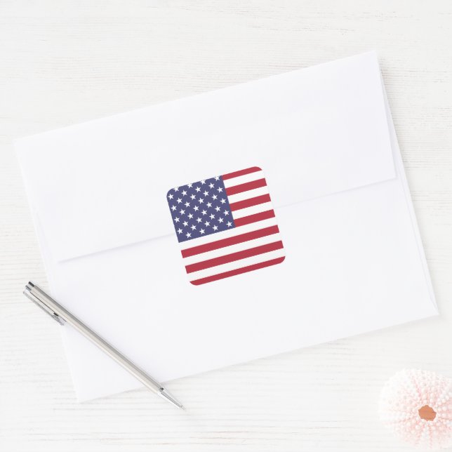 American Flag Envelope Seal (Envelope)