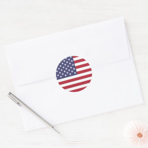 American Flag Envelope Seal