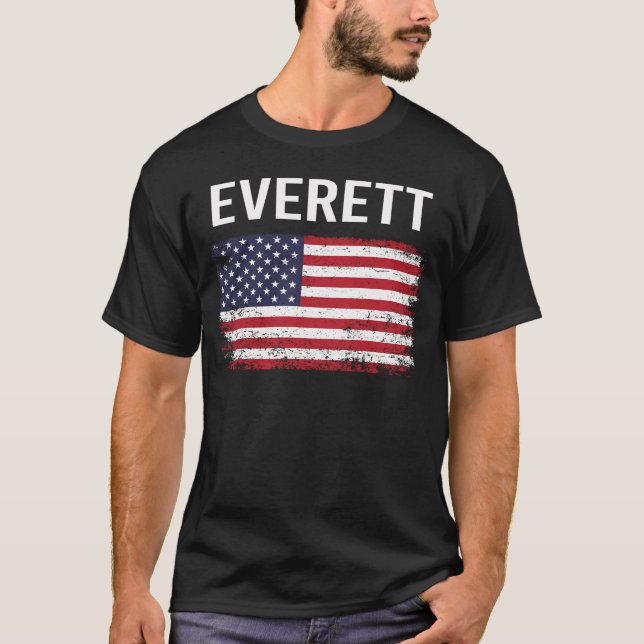 American Flag Everett T-Shirt (Front)