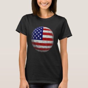 American Flag Family Golf Patriotic 4th Of July T-Shirt