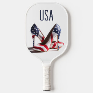 American Flag Fashion Pumps Pickleball Paddle
