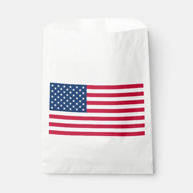 American Flag Favour Bag (Front)