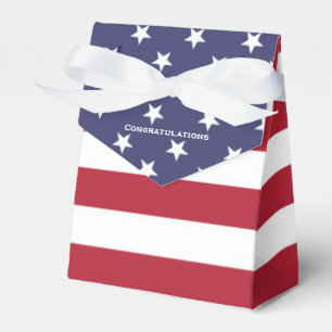 American Flag Favour Box