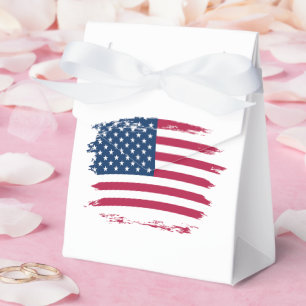 American flag favour box