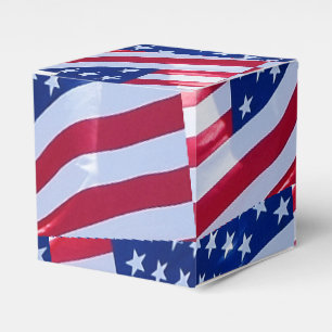 American Flag Favour Box